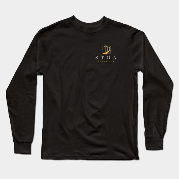 Stoa Logistics Light Logo, Small Long Sleeve T-Shirt by Stoa Logistics